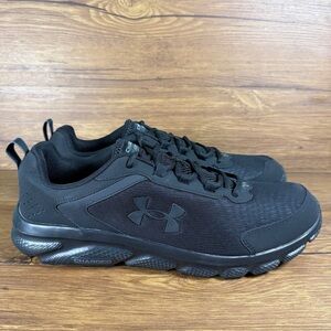 UNDER ARMOUR CHARGED ASSERT 9 Running Shoes Men’s Size 15 Black Athletic Sneaker